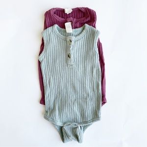 KATE QUINN Sleeveless Romper Bodysuit